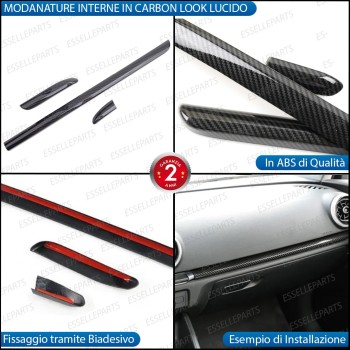 Profili Per Cruscotto In Carbon Look Per Audi A3 8V Profili Per Cruscotto In Carbon Look Per Audi A3 8V