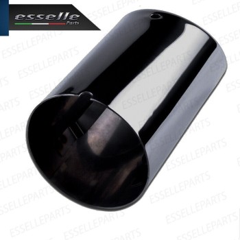 Terminale Di Scarico Nero Brunito Inox Per Sportsvan In Acciaio