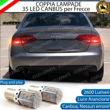 Coppia Frecce Posteriori Py21W 35 LED Canbus Audi A4 B8