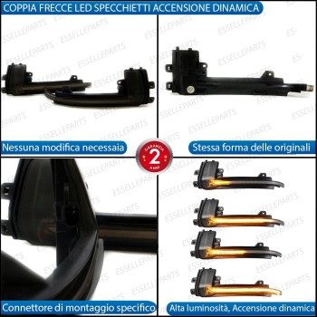 Set Frecce Dinamiche Per Specchietti Laterali Audi A5 Dal 06/2009 In Poi