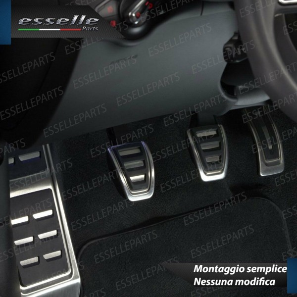Set Pedaliera copri pedali copripedali Cambio Manuale Audi A6 C6 Dal 2009