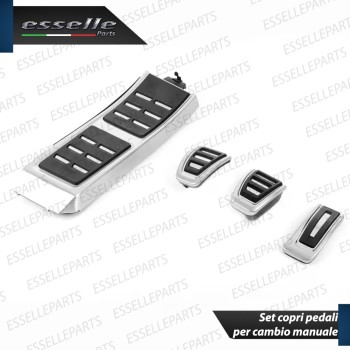 Set Pedaliera copri pedali copripedali Cambio Manuale Audi A6 C6 Dal 2009 Set Pedaliera copri pedali copripedali Cambio Manuale Audi A6 C6 Dal 2009