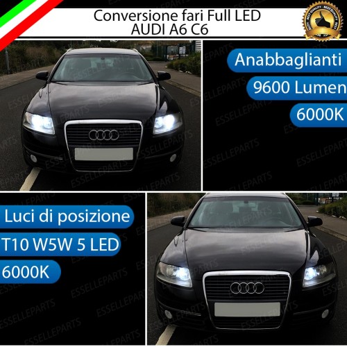 Conversione Fari Full LED A6 C6 C6 Avant Fino Al 2008 6000K Bianco Canbus