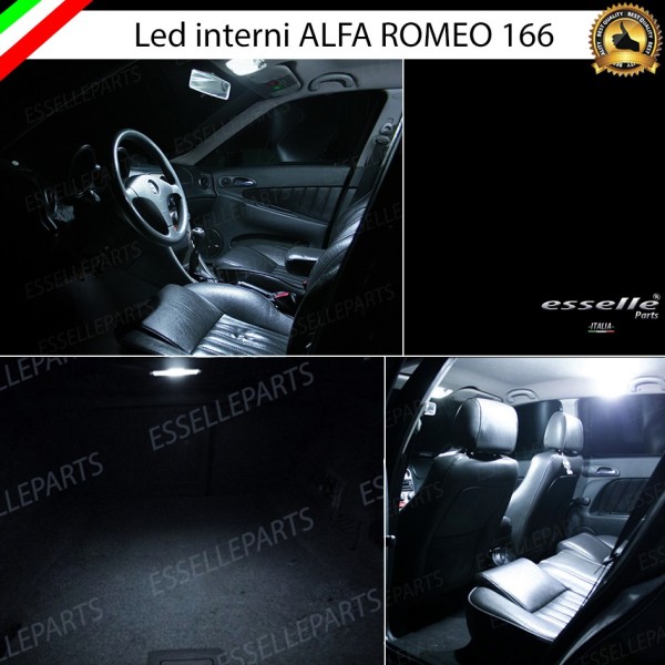 Kit LED Interni basic Pack 6000K Luce Bianca Canbus Alfa Romeo 166