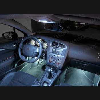 Kit LED interni Completo 6000K Luce Bianca Canbus Citroen C4 MK2