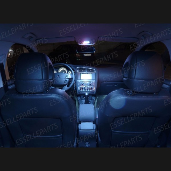 Kit LED interni Completo 6000K Luce Bianca Canbus Citroen C4 MK2