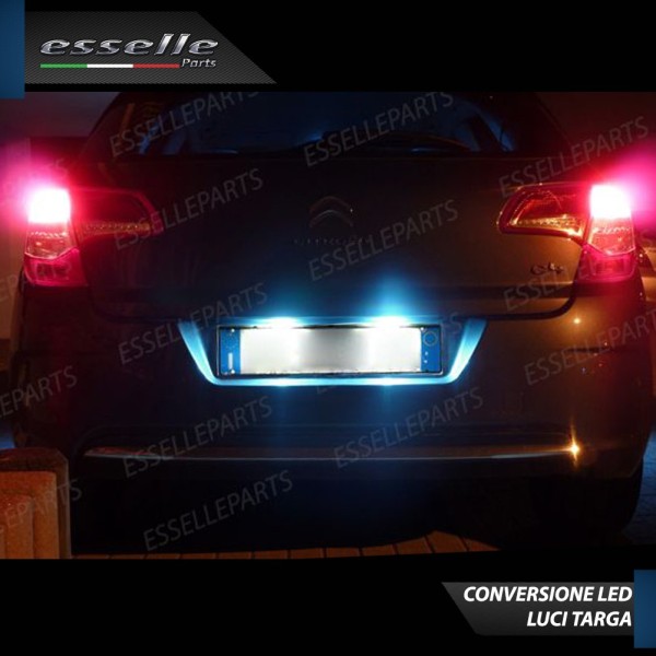 Kit LED interni + Luci targa LED 6000K Luce Bianca Canbus Citroen C4 MK2