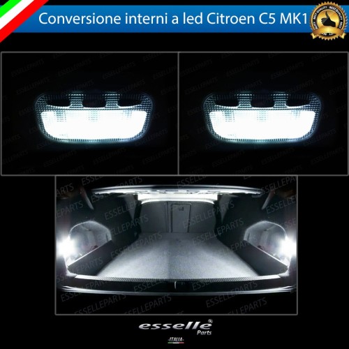 Kit LED interni Completo 6000K bianco Canbus Citroen C5 MK1