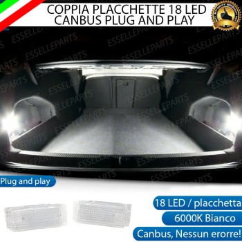 Coppia Placchette Complete Da 18 LED Vano Bagagli Citroen C5 MK1