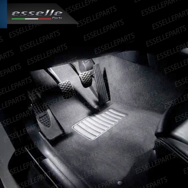 Coppia Placchette Complete Da 18 LED Vano Piedi LED Citroen C5 MK1