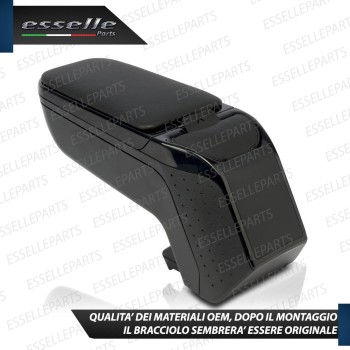 Bracciolo Portaoggetti In Eco Pelle Regolabile Specifico Per Volkswagen Caddy Iii