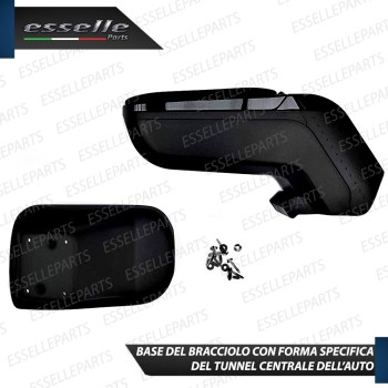 Bracciolo Portaoggetti In Eco Pelle Regolabile Specifico Per Volkswagen Caddy Iii
