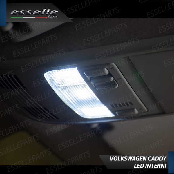 Kit LED interni + Luci targa LED 6000K Luce Bianca Canbus Per Vw Caddy MK3