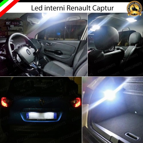 Kit LED Interni Completo + Targa Renault Captur Pre-Restyling