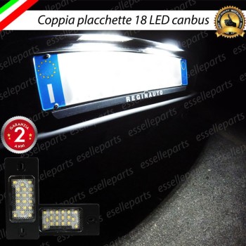 Coppia Placchette Targa LED Complete Da 18 LED Canbus 6000K Bianco Porsche Cayenne Coppia Placchette Targa LED Complete Da 18 LED Canbus 6000K Bianco Porsche Cayenne