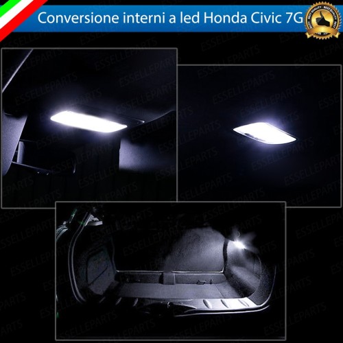 Kit LED interni Completo 6000K bianco Canbus Honda Civic 7G