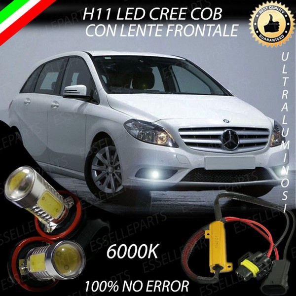 Luci Fendinebbia H11 LED 900 Lumen 6000K bianco Mercedes Classe B W246