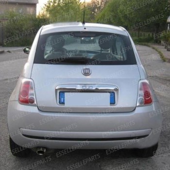 Terminale Di Scarico Cromato Marmitta Finalino Cromato Inox Fiat 500