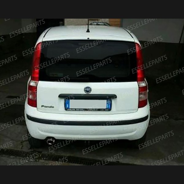 Terminale Di Scarico Cromato Marmitta Finalino Cromato Inox Fiat Panda Ii
