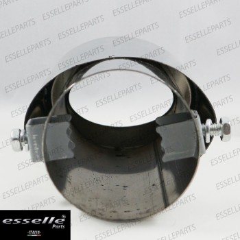 Terminale Di Scarico Cromato Marmitta Finalino Cromato Inox Fiat Panda Ii