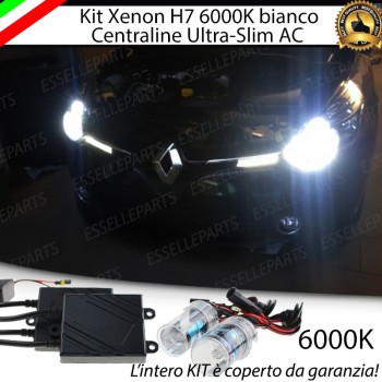 Kit Xenon H7 Anabbaglianti AC 6000K bianco ghiaccio Renault Clio 4 Pre-Restyling Kit Xenon H7 Anabbaglianti AC 6000K bianco ghiaccio Renault Clio 4 Pre-Restyling
