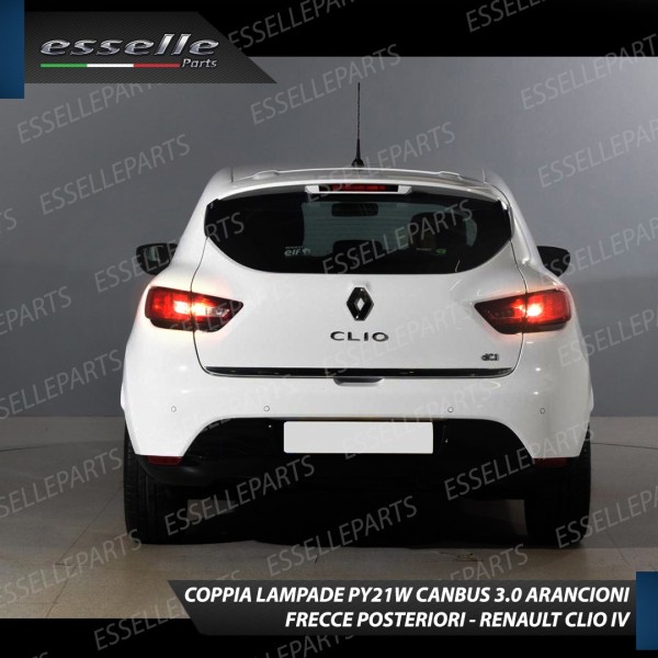 Coppia Frecce Posteriori Py21W 35 LED Canbus Renault Clio 4