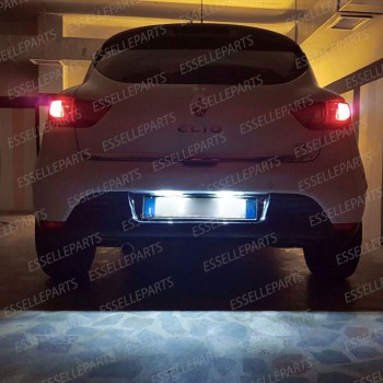 Coppia Luci Targa T10 W5W 5 LED canbus 6000K per Renault Clio MK4 Pre-Restyling