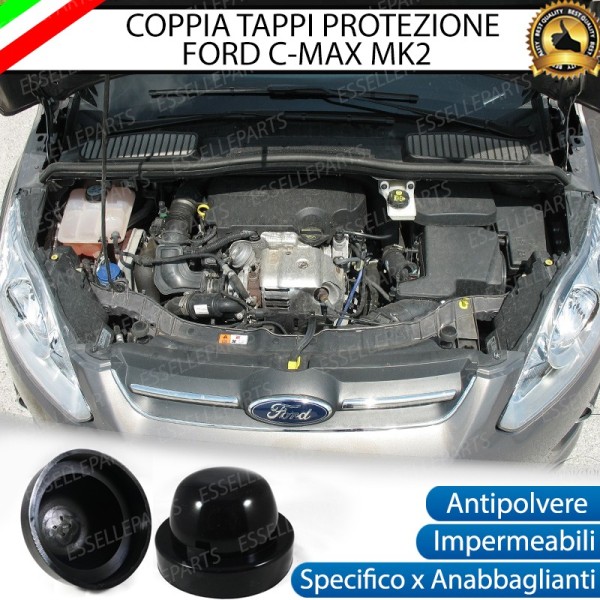 Coppia Tappi Coprifaro Maggiorati Posteriori Anabbaglianti Ford C-Max MK2