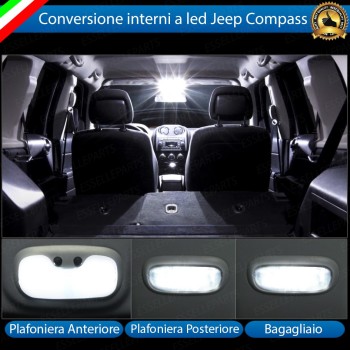 Kit LED Interni Completo Jeep Compass MK1 Kit LED Interni Completo Jeep Compass MK1