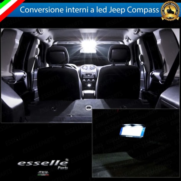 Kit LED Interni + Targa Jeep Compass MK1