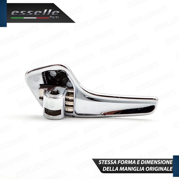Maniglia Interna Anteriore Lato Guidatore Opel Corsa D Cromata Lucido
