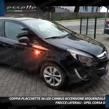 Placchette Dinamiche Laterali A 18 LED Per Frecce Specifiche Per Opel Corsa D Placchette Dinamiche Laterali A 18 LED Per Frecce Specifiche Per Opel Corsa D