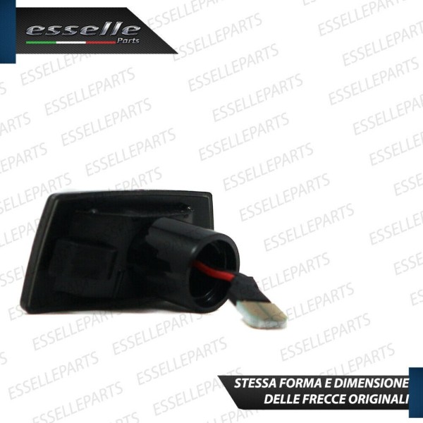 Placchette Dinamiche Laterali Nere A 18 LED Per Frecce Specifiche Per Opel Corsa D