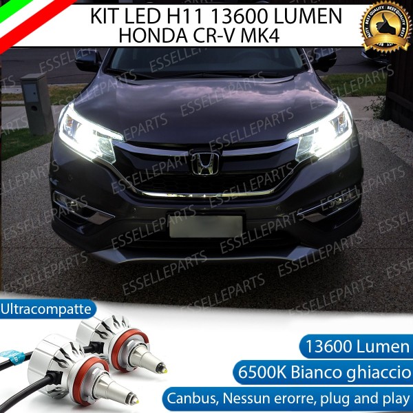 Kit Full LED H11 MonoLED Al Quarzo 13600 Lumen 6000K bianco Honda Cr-V MK4