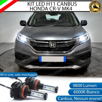Kit Full LED Anabbaglianti H11 9800 Lumen 6000K bianco Per Honda Cr-V MK4