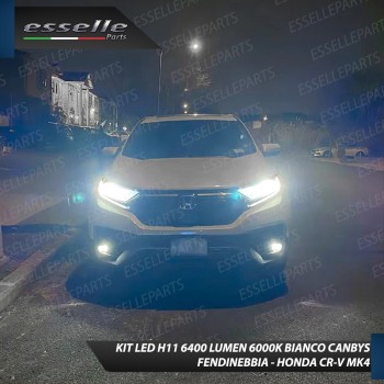 Kit Full LED Fendinebbia H11 6400 Lumen 6000K bianco Honda Cr-V MK4
