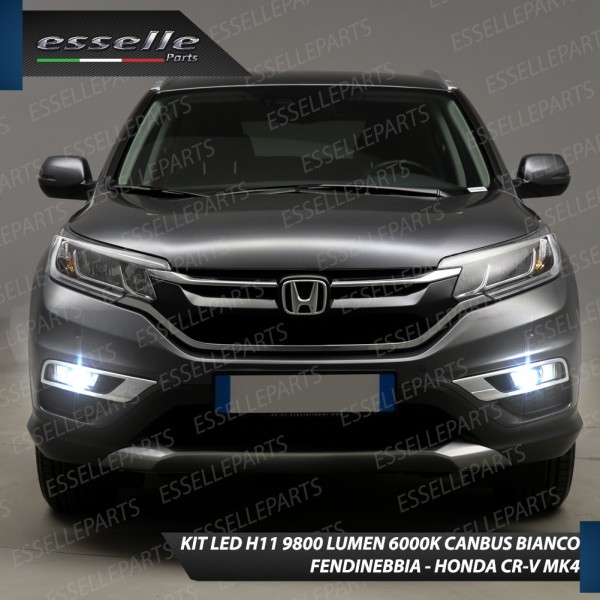 Kit Full LED Fendinebbia H11 9800 Lumen 6000K bianco Per Honda Cr-V MK4