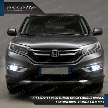 Kit Full LED Fendinebbia H11 9800 Lumen 6000K bianco Per Honda Cr-V MK4