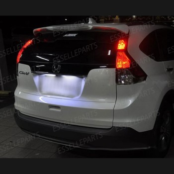 Coppia Luci Targa T10 W5W 5 LED canbus 6000K Bianco per Honda CR-V MK4 Fino al 2014