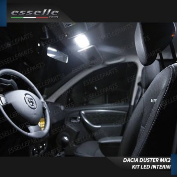 Kit LED interni Completo 6000K bianco Canbus Dacia Duster MK2 Pre-Restyling