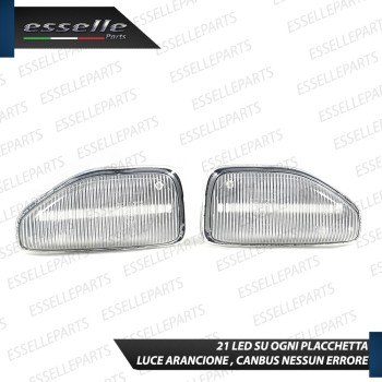 Placchette Dinamiche Laterali Bianche A LED Per Frecce Specifiche Dacia Duster Ii