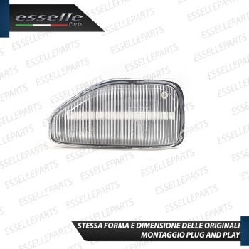 Placchette Dinamiche Laterali Bianche A LED Per Frecce Specifiche Dacia Duster Ii