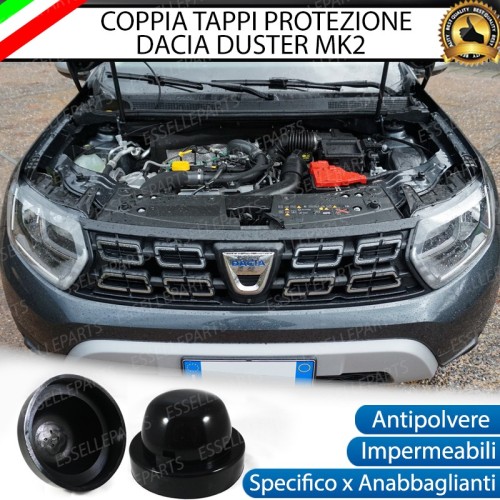Coppia Tappi Coprifaro Maggiorati Posteriori Anabbaglianti Dacia Duster