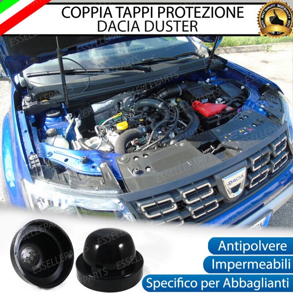 Coppia Tappi Coprifaro Maggiorati Posteriori Abbaglianti Dacia Duster