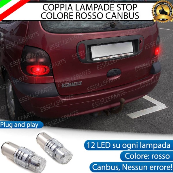 Coppia Lampade LED Bay15D Stop / Posizione Posteriori Per Renault Espace 3