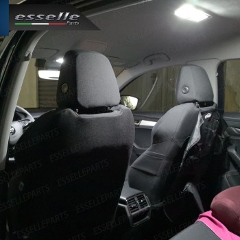 Kit LED interni + Luci targa LED 6000K bianco Canbus per Skoda Fabia MK2