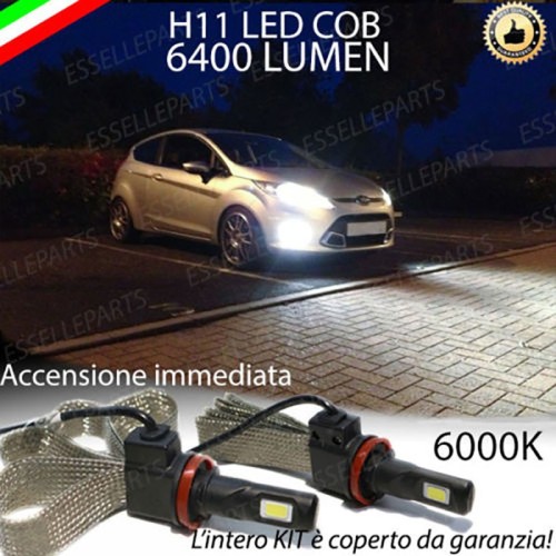 Kit Full LED Fendinebbia H11 6400 Lumen Ford Fiesta MK6