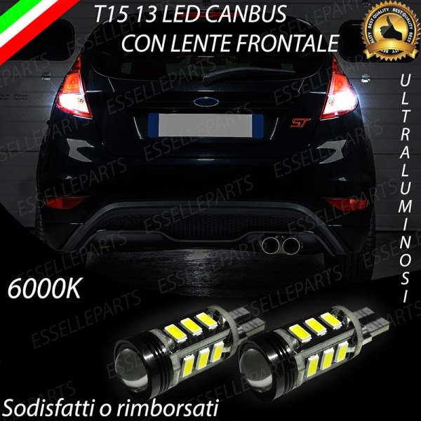 Coppia Lampade LED Retromarcia Da 13 LED Canbus 6000K Ford Fiesta MK6