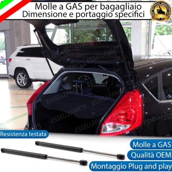Ammortizzatori Molle A Gas Pistoncini Portellone Bagagliaio Ford Fiesta MK6