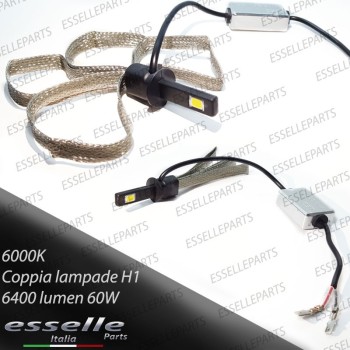 Kit Full LED H1 Abbaglianti 6400 Lumen 6000K bianco Alfa Romeo Giulietta